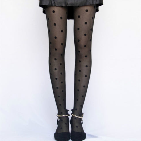 Black Pantyhose Women Sexy Silk Tights - ROUTINE FASHION